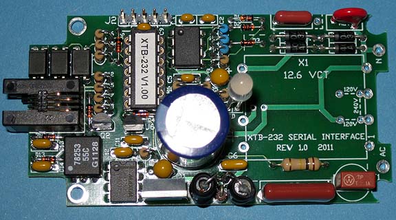 Assembled XTB-232 PCB