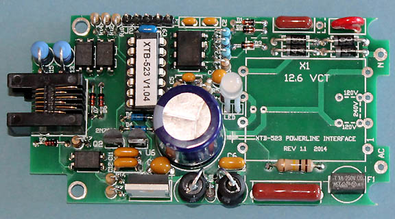 Assembled XTB-523 PCB